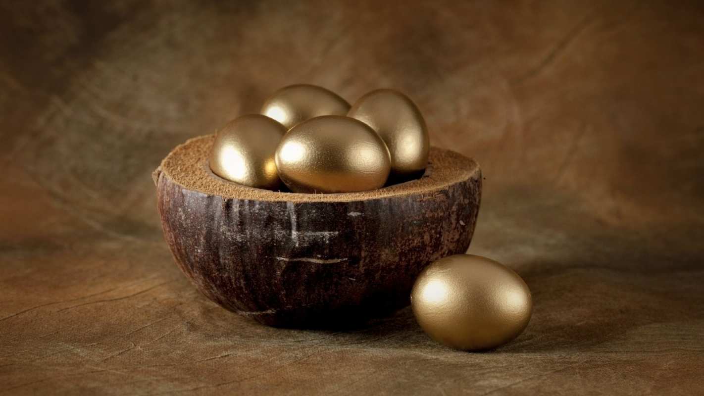 Открытка золотые яички на пасху  пасха  С пасхой 